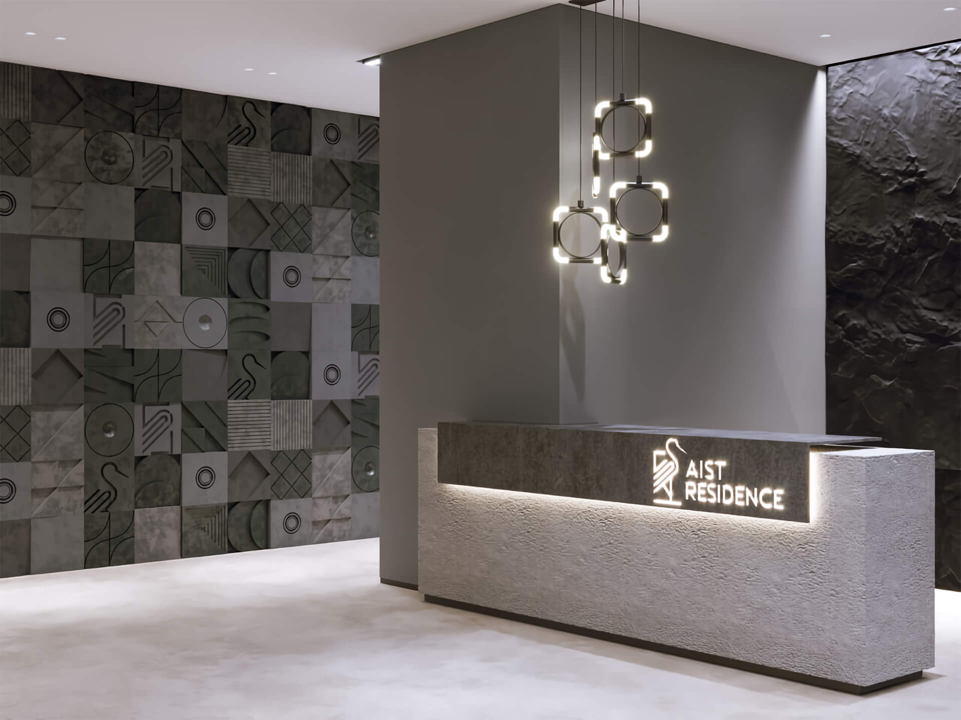 Лобби ЖК «Аист Резиденс»